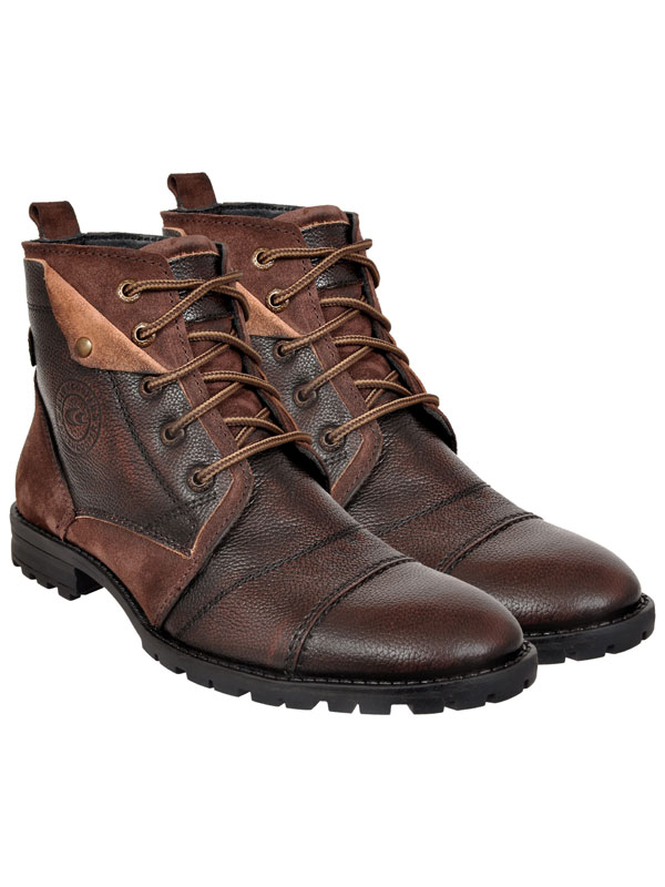 Mens leather boots
