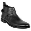 Black boots for men