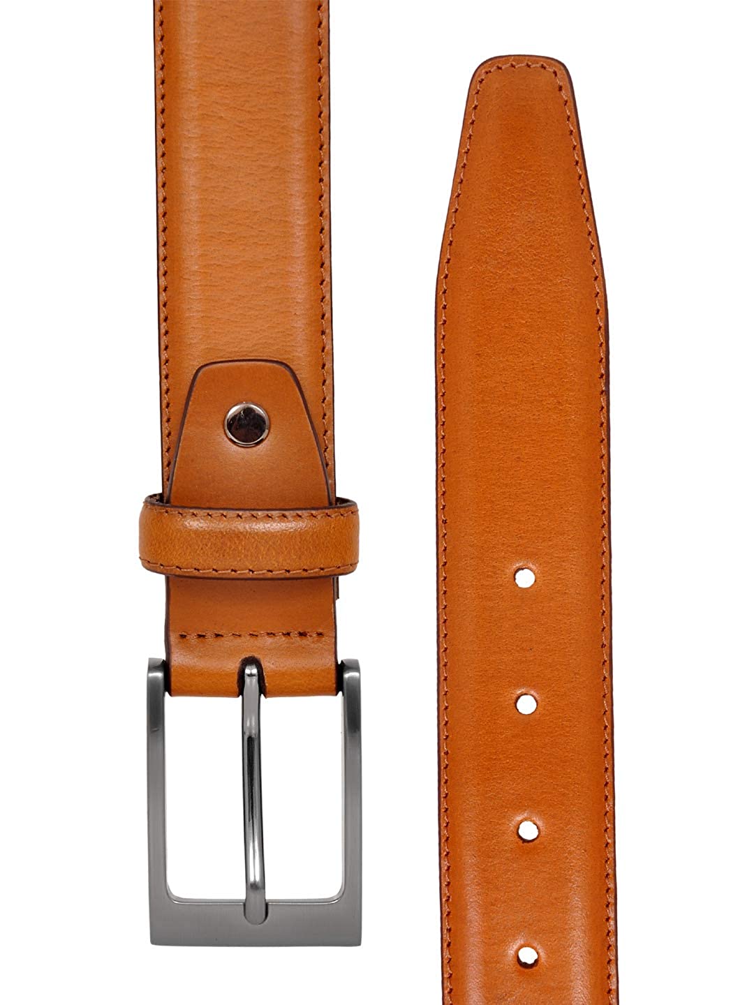 Allen Cooper Mustard color Leather Belts For men - Allen Cooper