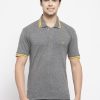 Grey Polo T-shirts For Men