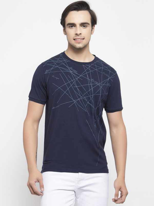 Navy Color T-shirts For Mens