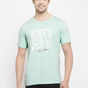 Aqua Color T-shirt For Men, Half sleeve t-shirt for boys