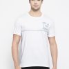 Round neck White T-shirt For Men at best price, White Tshirt for men
