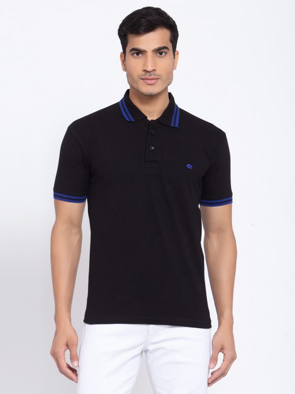 Black Polo T-shirts For Men