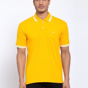 Yellow Polo T-shirt For Mens
