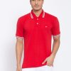 Red Polo T-shirt For Men by Allen Cooper