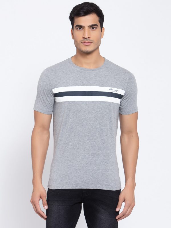 Grey T-shirt For Men's